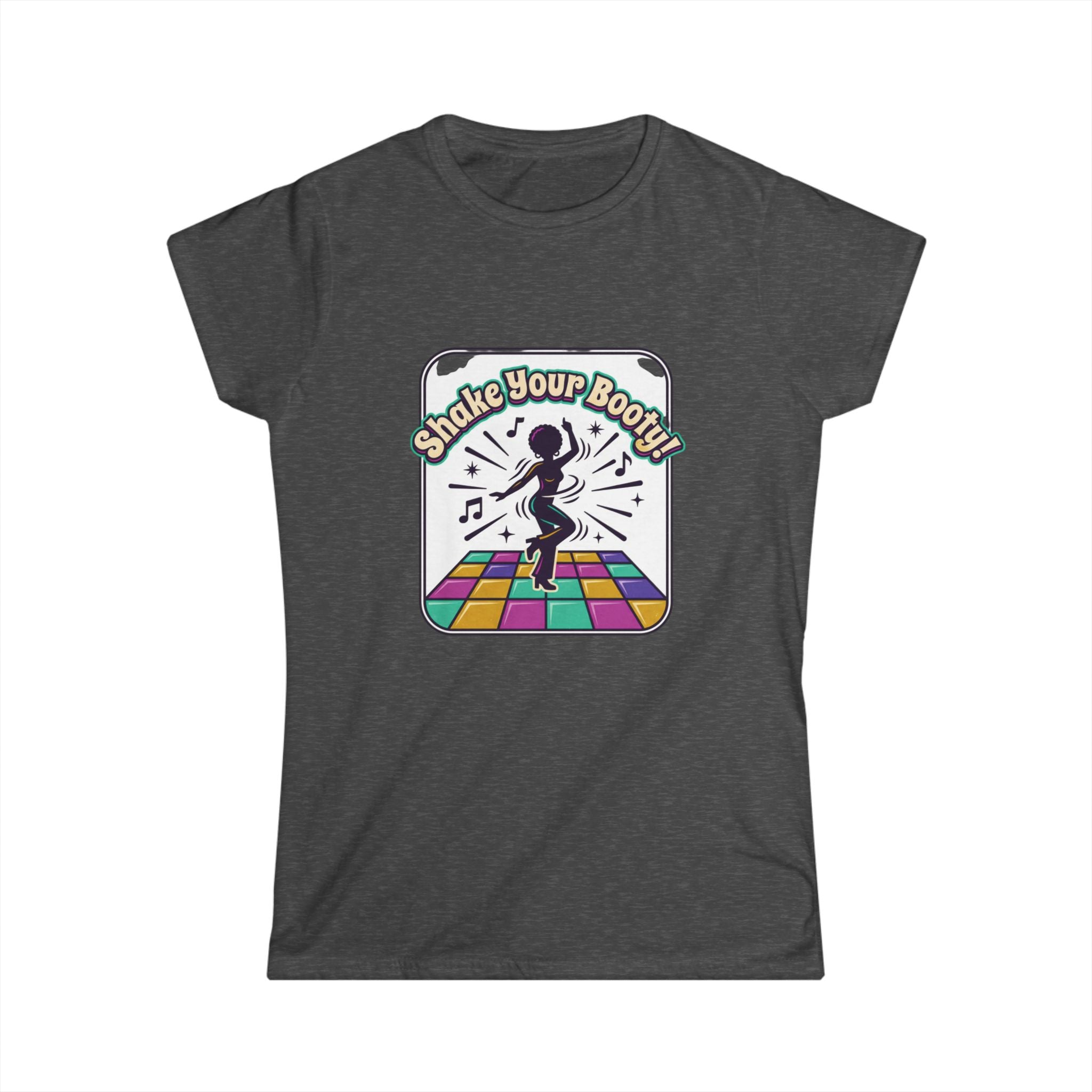 Shake Your Booty Disco Tee — Retro Dance Floor Women's T‑Shirt
