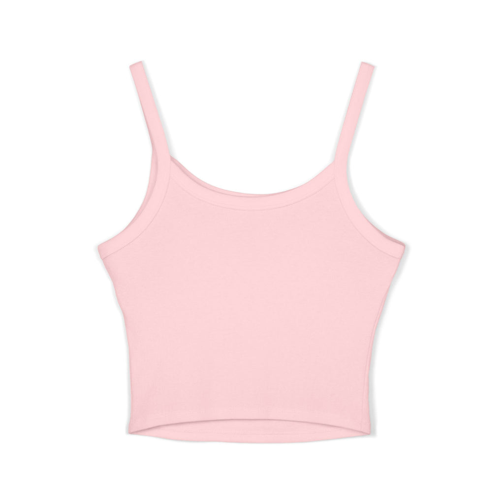 Spaghetti Tank Top — "Everything Doesn't Need Male Validation" Feminist Graphic Crop
