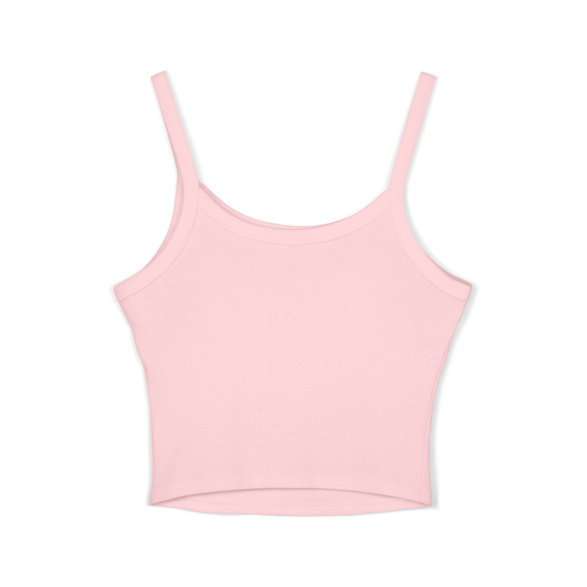 Spaghetti Tank Top — "Everything Doesn't Need Male Validation" Feminist Graphic Crop