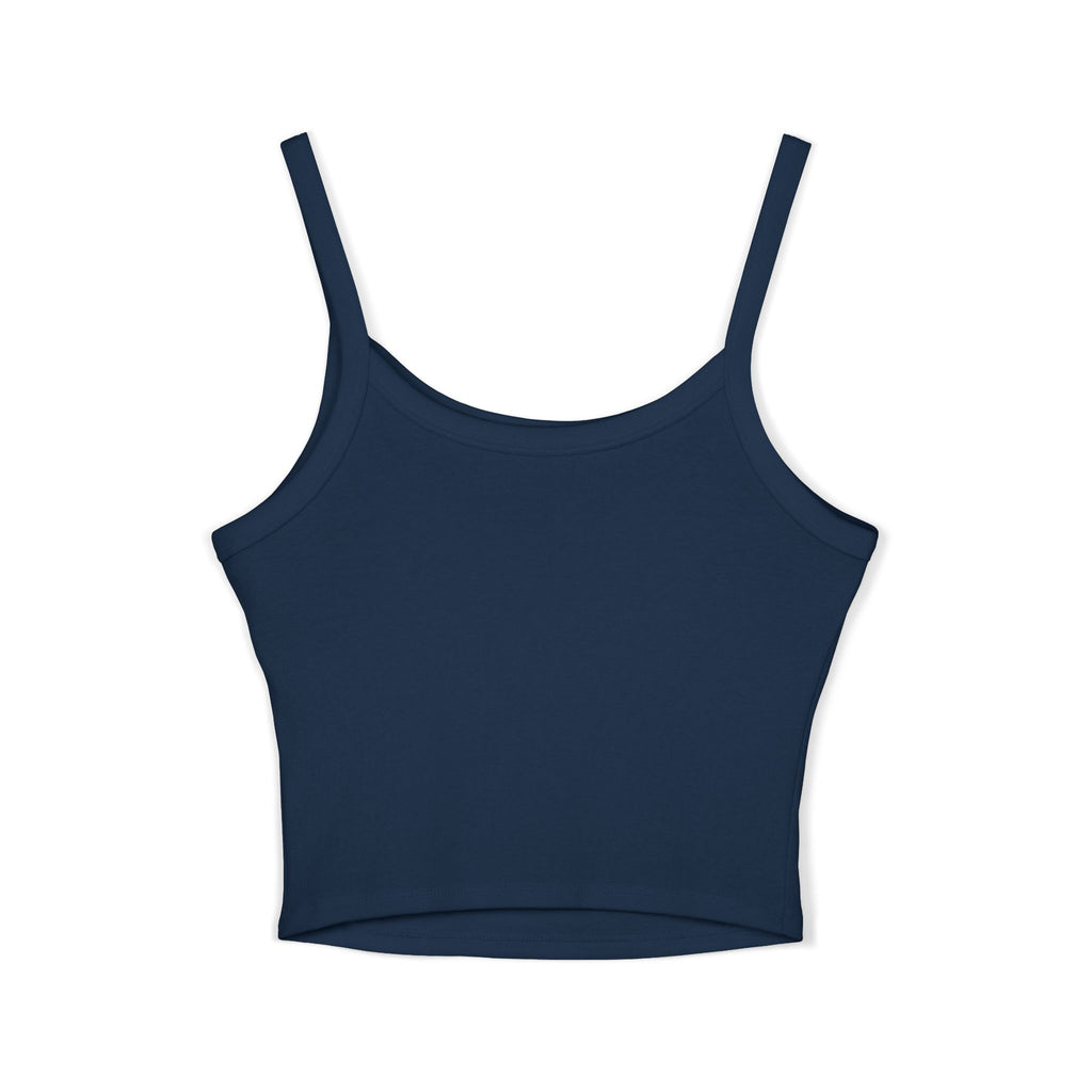 Spaghetti Tank Top — "Everything Doesn't Need Male Validation" Feminist Graphic Crop