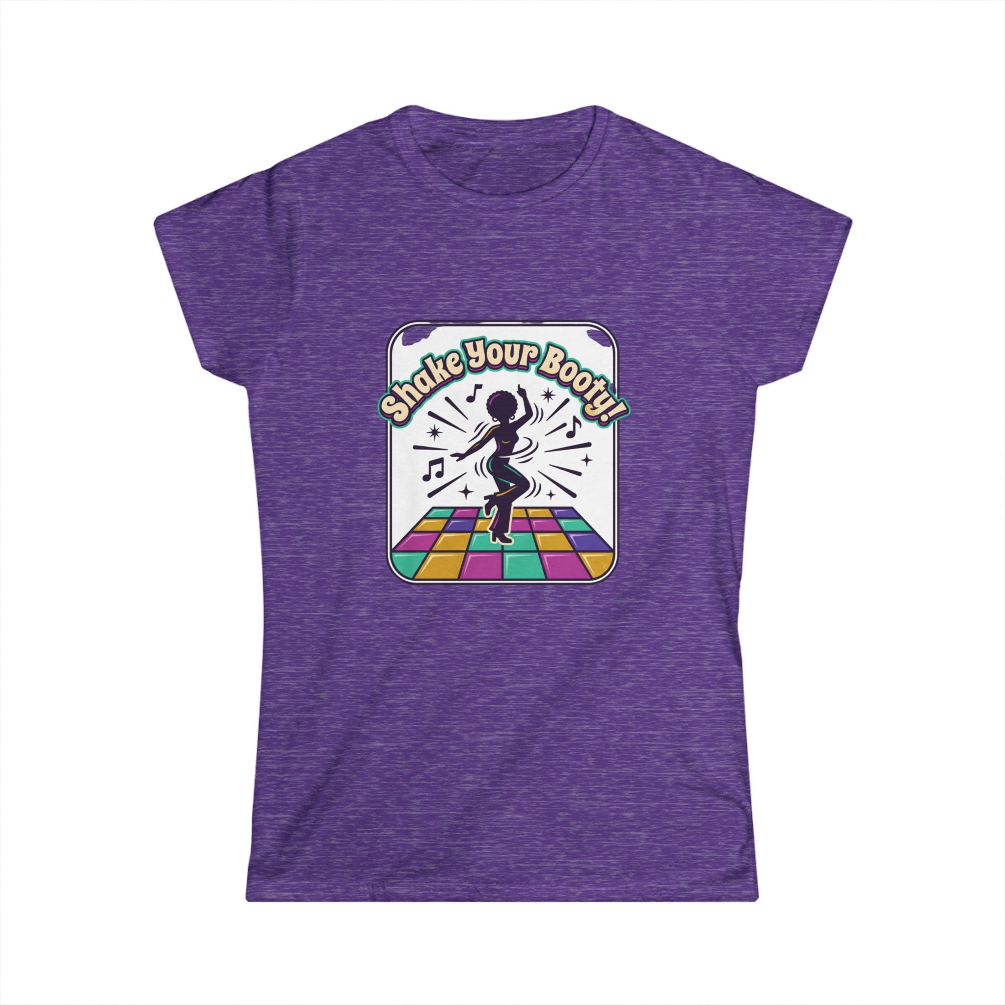 Shake Your Booty Disco Tee — Retro Dance Floor Women's T‑Shirt
