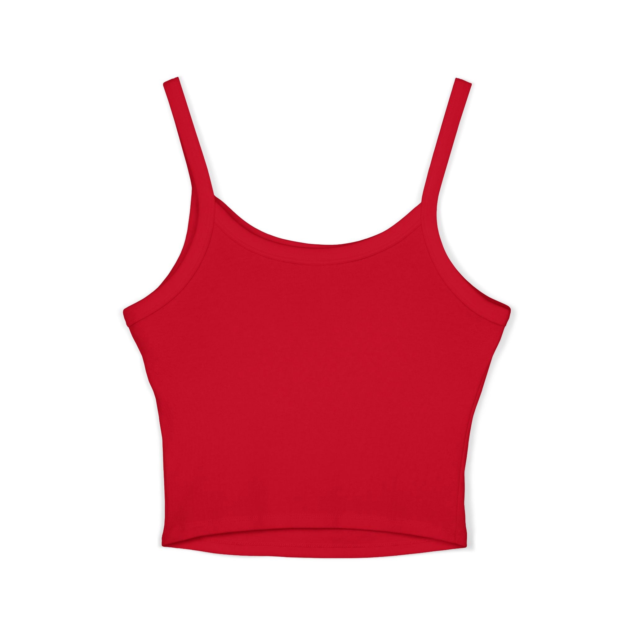 Spaghetti Tank Top — "Everything Doesn't Need Male Validation" Feminist Graphic Crop