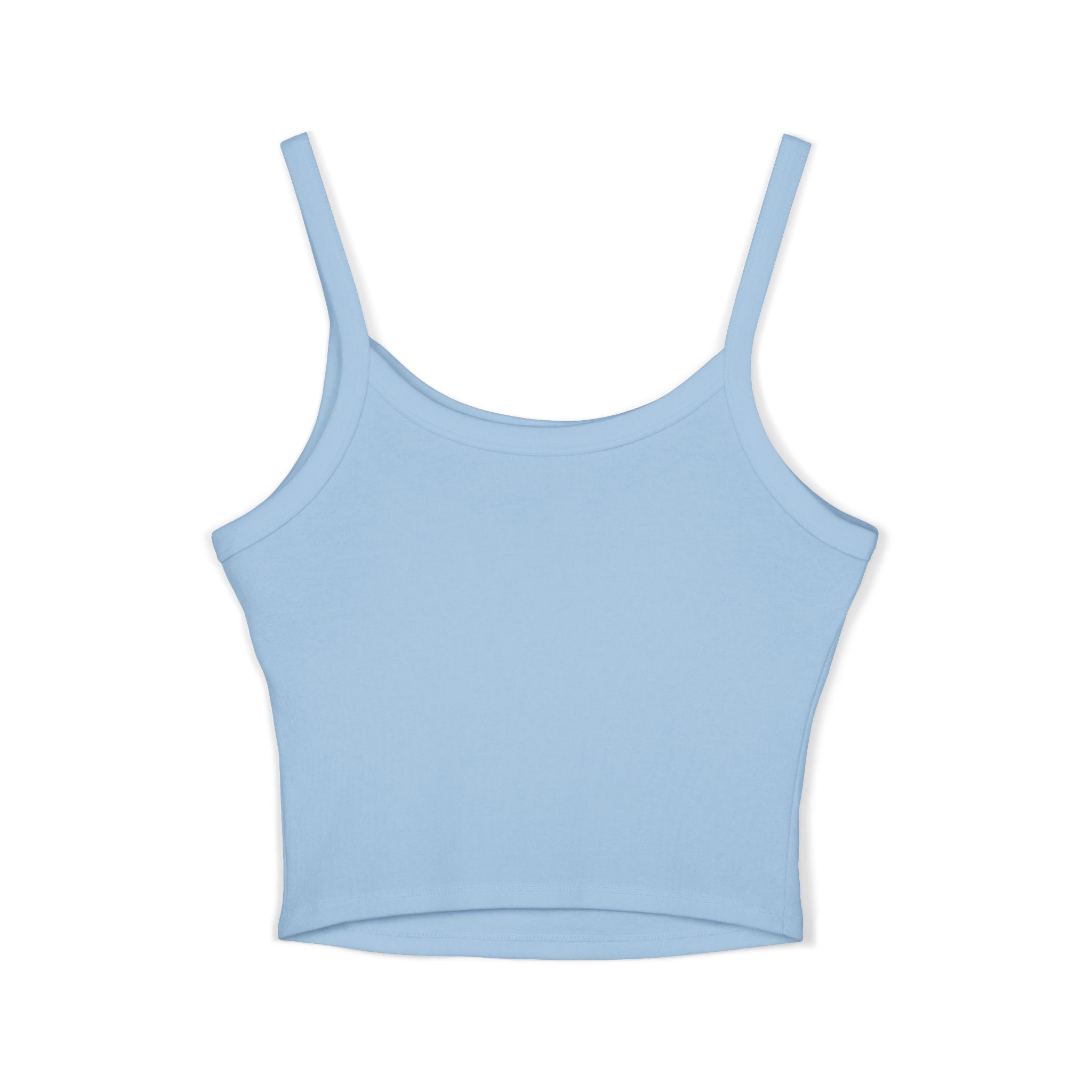 Spaghetti Tank Top — "Everything Doesn't Need Male Validation" Feminist Graphic Crop