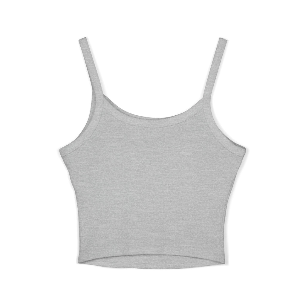 Spaghetti Tank Top — "Everything Doesn't Need Male Validation" Feminist Graphic Crop